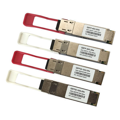 100G QSFP28 1310nm 40km ER4 LC οπτική μονάδα για δίκτυο GPRS QSFP28-100G-ER4 DDM συμβατή μονάδα δέκτη