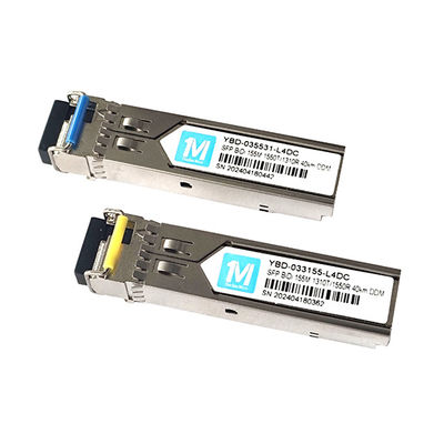 155M BIDI LC Connector DDM WDM Simplex Οπτική Μονάδα Transceiver Μονάδα SFP για απόσταση μετάδοσης 40km σε SMF Fiber
