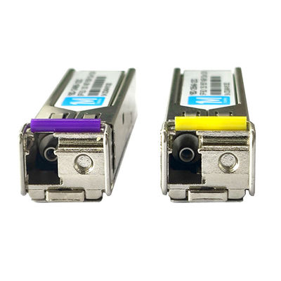 SMF 1.25G BIDI 80km 1490nm/1550nm LC Connector DDM WDM Simplex Οπτική Μονάδα Transceiver Μονάδα SFP στο δίκτυο Wiegand