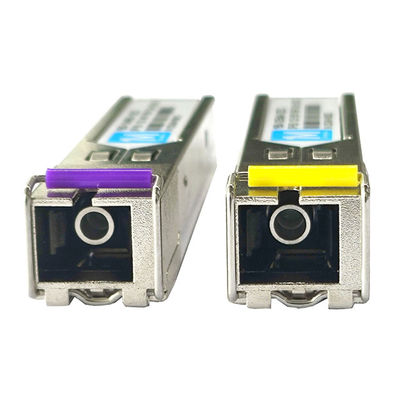 155M BIDI 120km 1490nm/1550nm SC Connector DDM WDM Simplex Fiber Optic Transceiver SFP Module με λειτουργίες DDM και WDM