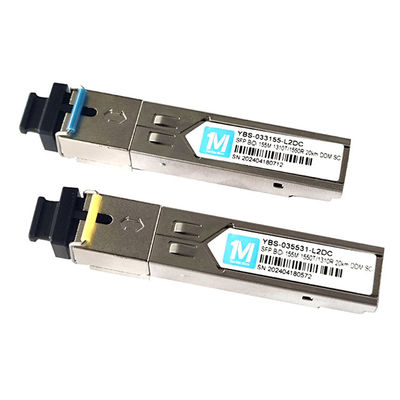 FTTX 155M BIDI 20km 1310nm/1550nm SC σύνδεσμος DDM WDM Simplex Οπτική Μονάδα Πηρακτήρας Μονάδα SFP