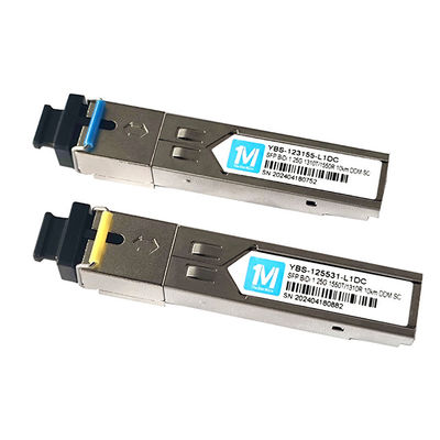 1.25G BIDI SC 10km 1310nm/1550nm DDM WDM Simplex Οπτική Μονάδα Πιστολήπτης Μονάδα SFP για βελτιωμένες επιδόσεις δικτύου