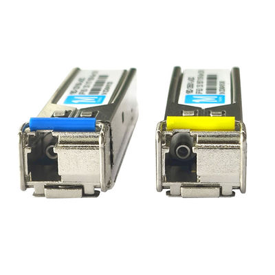 SMF Fiber Type 1.25G BIDI 20km 1310nm/1550nm LC Connector DDM WDM Simplex Οπτική Μονάδα Πηρακτήρας SFP Μονάδα για FTTX