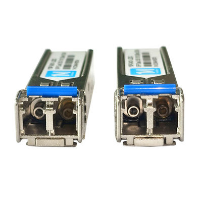 155M Duplex LC Connector DDM 100BASE SMF Μονάδα οπτικών ινών Εναρμόδιος δέκτης SFP για δίκτυο TCP 60km 1310nm Μονάδα