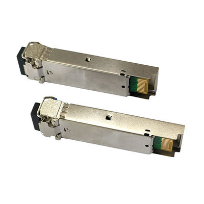 155M Duplex LC Connector DDM 100BASE SMF Μονάδα οπτικών ινών Εναρμόδιος δέκτης SFP για δίκτυο TCP 60km 1310nm Μονάδα