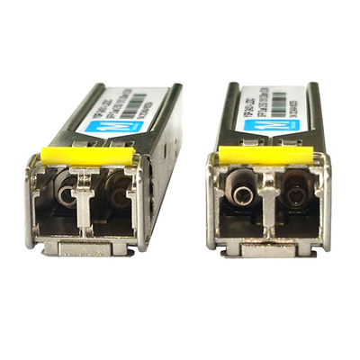 Επικοινωνία δικτύου 155M Duplex 60km 1550nm LC Connector DDM 100BASE SMF Μονάδα οπτικών ινών