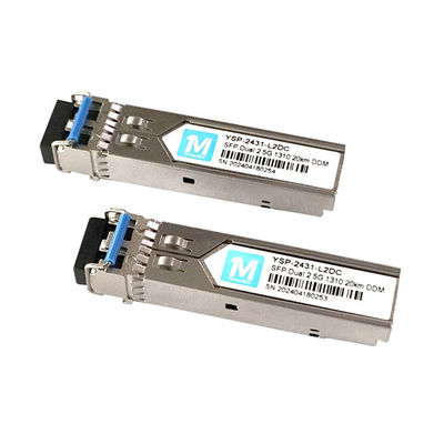 3.3V Duplex 10km 1310nm LC Connector DDM 2500BASE SMF Μονάδα οπτικών ινών Pluggable SFP Transceiver Pluggable Interface