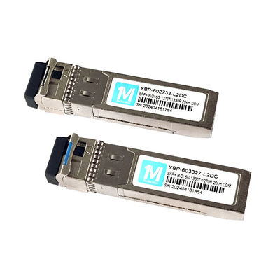 20 χλμ. Απόσταση 6G SFP BIDI 1270nm/1330nm WDM LC Connector DDM Οπτικός δέκτης δέκτη για δίκτυο FTTX Fiber Network Module Network
