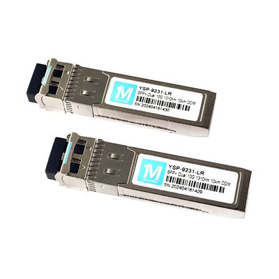 10G SFP Duplex 10km 1310nm LC DDM SMF Οπτικοί δέκτες ινών 10GB Οπτική μονάδα Μοναδικό μοντέλο SFP 10G LR DDMI