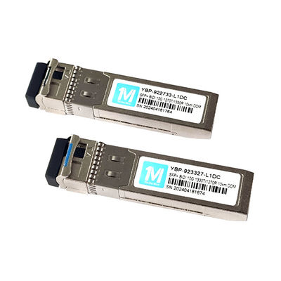 10G SFP BIDI LC Διασύνδεση ΔΔΜΙ Οπτικός δέκτης δέκτη 10km 1270nm/1330nm WDM LC Connector 10G LR Μονάδα ενιαίας λειτουργίας ινών