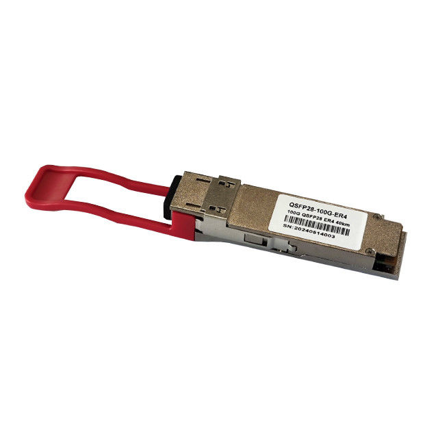100G QSFP28 1310nm 40km ER4 LC οπτική μονάδα για δίκτυο GPRS QSFP28-100G-ER4 DDM συμβατή μονάδα δέκτη