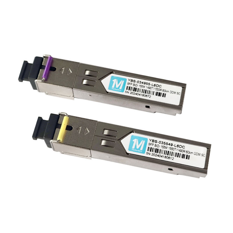 3.3V 155M BIDI 60km 1490nm/1550nmn SC Connector DDM WDM Simplex Οπτική Μονάδα Πηρακτήρας SFP Μονάδα με Δίκτυο SDK