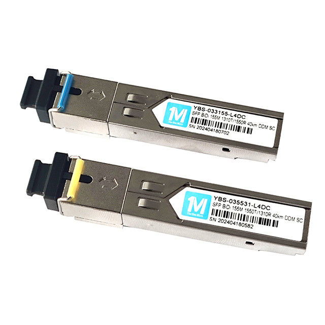 Δίκτυο SDK 155M BIDI 40km 1310nm/1550nm SC Connector DDM WDM Simplex Οπτική Μονάδα Πηρακτήρας Μονάδα SFP