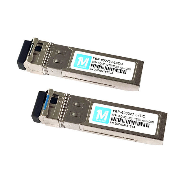 BiDi LC Διασύνδεση 6G SFP BIDI 40km 1270nm/1330nm WDM DDM Οπτικός Πιστολήπτης για Πιστολήπτες οπτικών ινών μεγάλων αποστάσεων