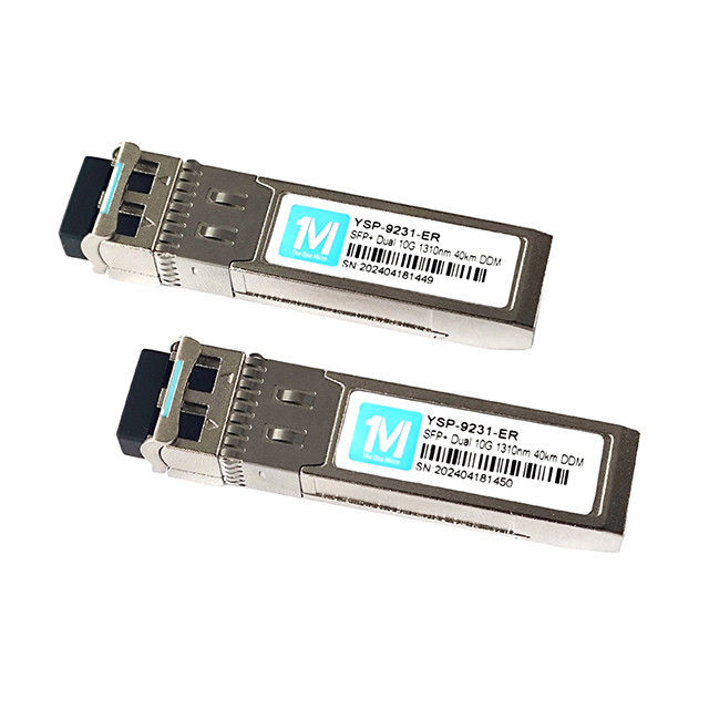 10G SFP Duplex LC DDM SMF 10GB Οπτική μονάδα Μοναδικό μοντέλο SFP Δυνατότητα παροχής δεδομένων 10Gbps Χρόνος 3 έτη LC 1310nm Duplex 40km