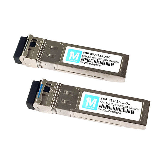10G SFP BIDI 20km 1270nm/1330nm WDM LC Connector DDM Οπτικός δέκτης για ταχύτητα Οπτική ίνα