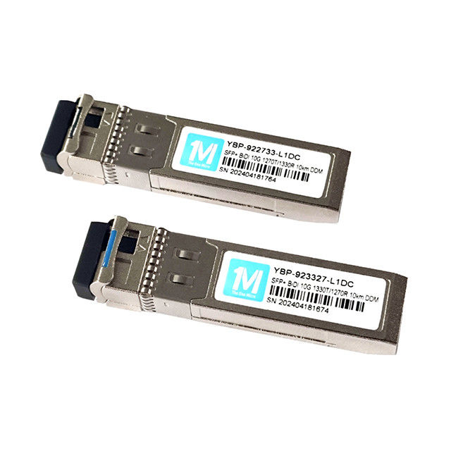 10G SFP BIDI LC Διασύνδεση ΔΔΜΙ Οπτικός δέκτης δέκτη 10km 1270nm/1330nm WDM LC Connector 10G LR Μονάδα ενιαίας λειτουργίας ινών